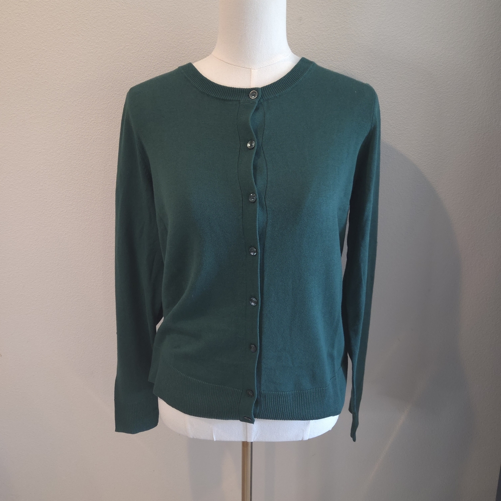 Never Worn Amazon Essentials Women's Green Cardigan